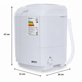 Mini Lavadora Semiautomática Petit MiniLav Pro 6kg — Lava e Centrifuga com 5 Programas