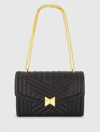 Bolsa Matelassê Icon em Couro Napa